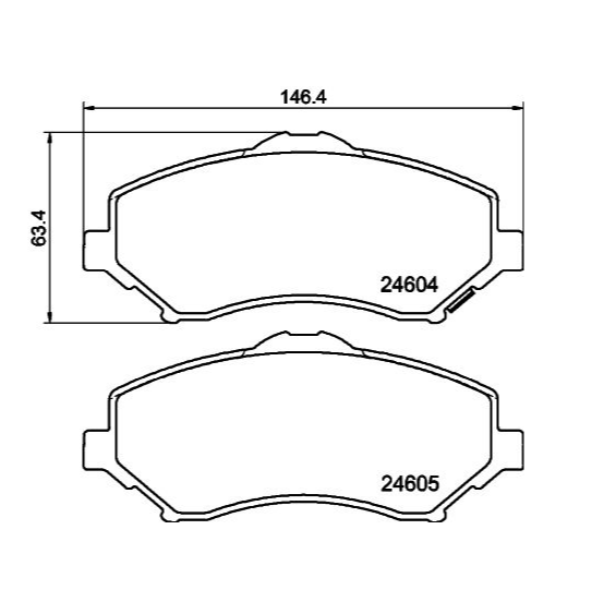 Pastilha de Freio Dianteira Jouney SUV / Cherokee