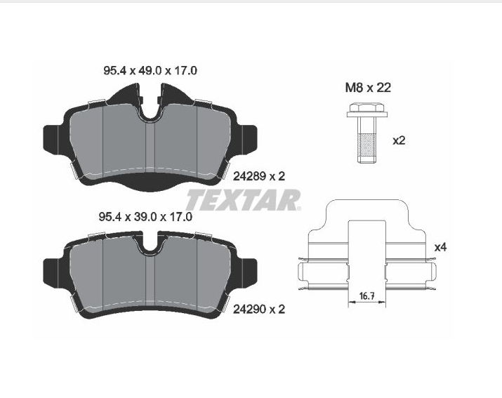 Pastilha de Freio Traseira Mini Cooper R55 / R57