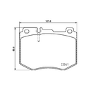 Pastilha de Freio Dianteira Mercedes C300 W205