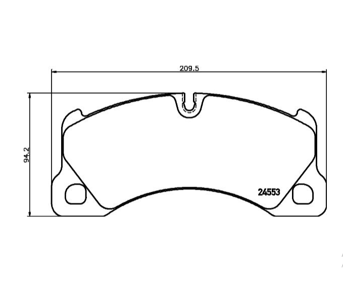 Pastilha de Freio Dianteira Porsche Cayenne / Panamera