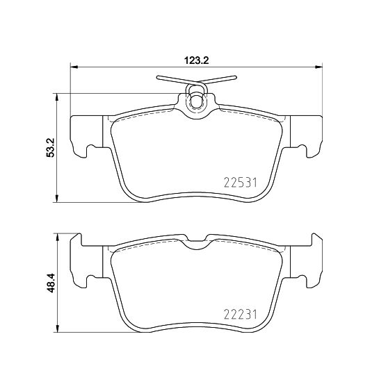 Pastilha de Freio Traseira Ford Fusion 2.0