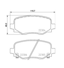Pastilha de Freio Traseira Jeep Commander / Renegade