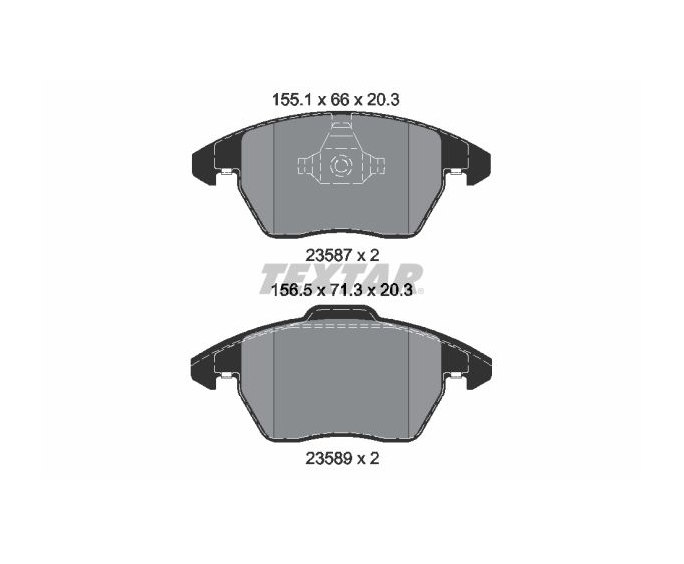 Pastilha de Freio Dianteira Audi A1 / TT / Jetta V