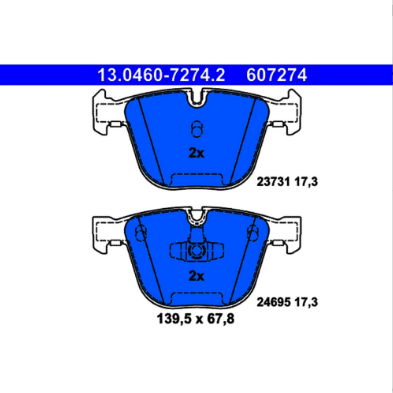 Pastilha de Freio Dianteira BMW Serie 5 F07 / Serie 7 F01